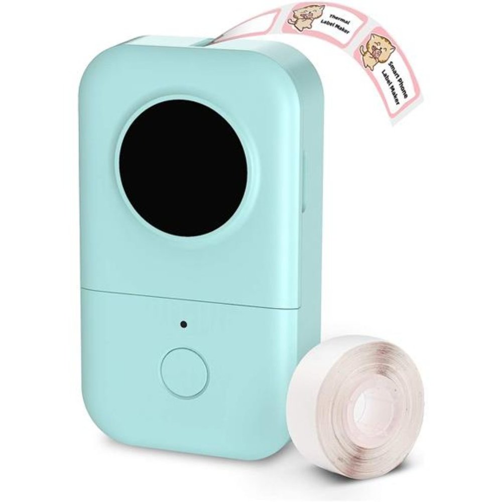 Label Maker Machine with Tape,Portable Bluetooth Label Printer,Small Smart Phone